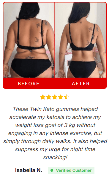 happy customer twin keto